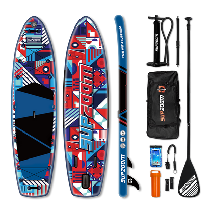 All round 10'10" inflatable stand up paddle board | Supzoom Colorful style