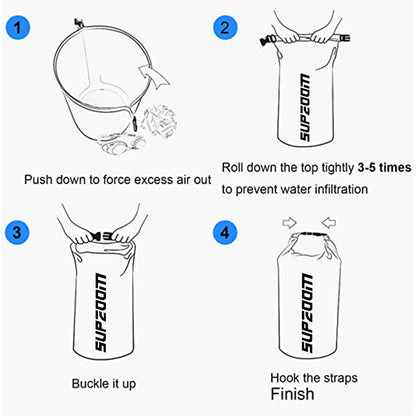 Waterproof Dry Bag Heavy Durable Beach Backpack 10L | SUPZOOM